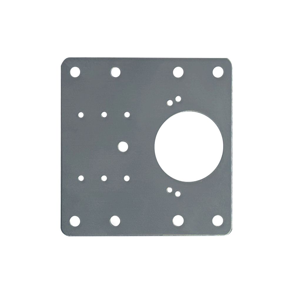 PLACA REPARACIÓN BISAGRA CAZOLETA, MODELO BC14, DE ACERO INOXIDABLE CON ACABADO EN INOX, 90 x 90 mm