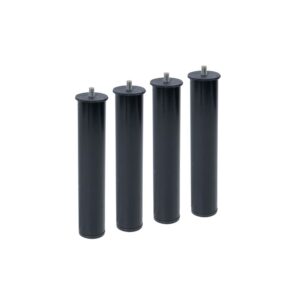 PATA PARA SOMIER PT26 SIN RUEDA, NEGRO, Ø50 x 270 mm, 4 uds