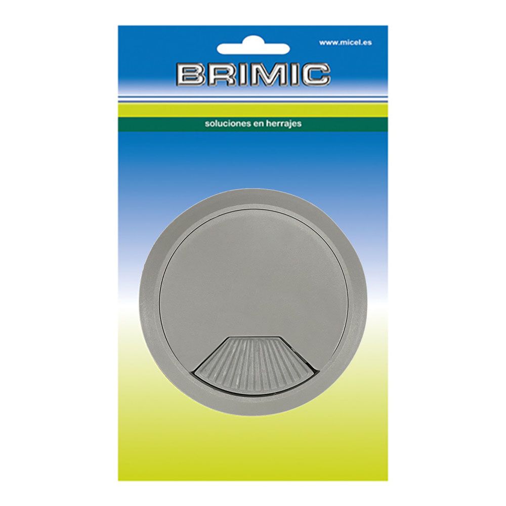 TAPÓN PASACABLES TPC01 Ø60 x 22 mm GRIS, BLISTER - Imagen 2