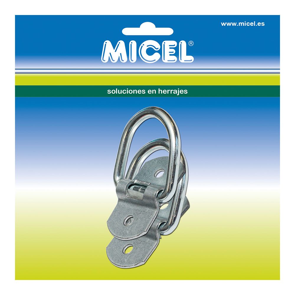 BLISTER DE 2 ANILLAS C/PLACA TOLDOS AP03 92131 MICEL - Imagen 2