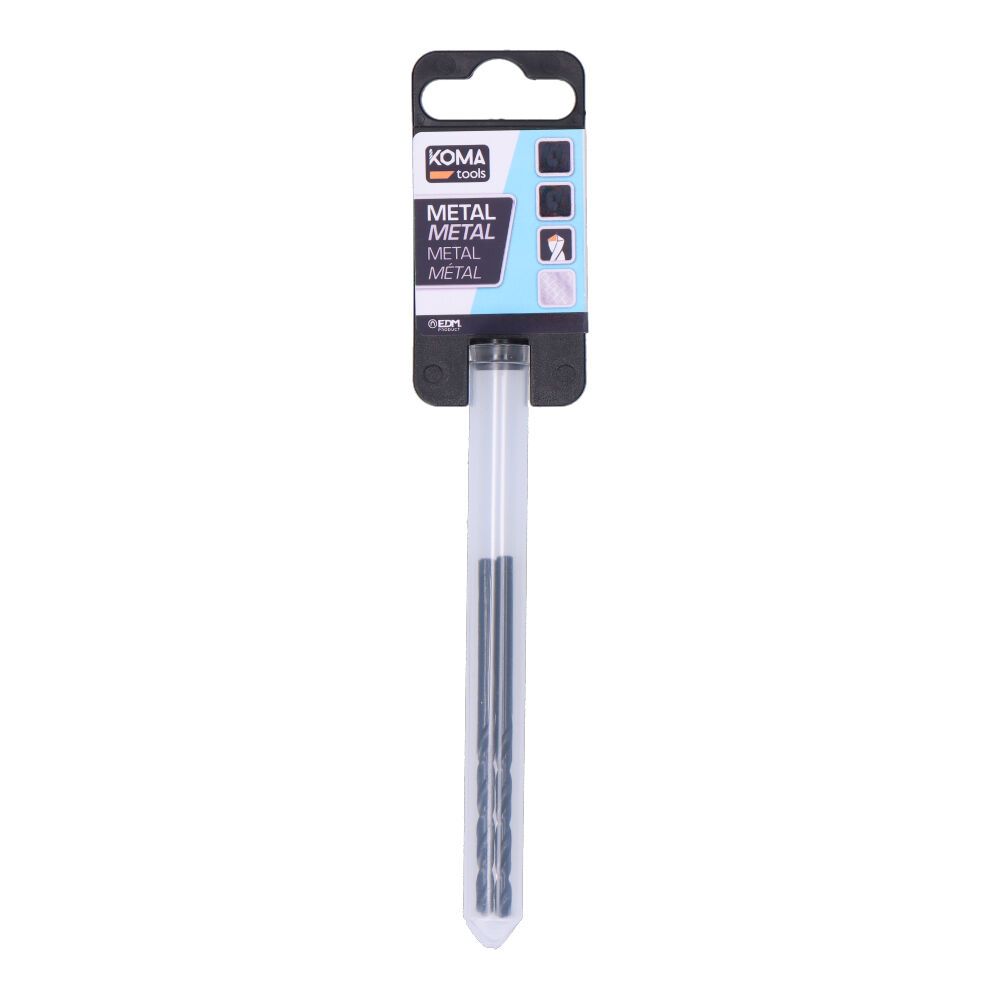 BROCA CILÍNDRICA CORTA HSS DIN 338N, Ø1,00 mm, 2 uds - Imagen 3