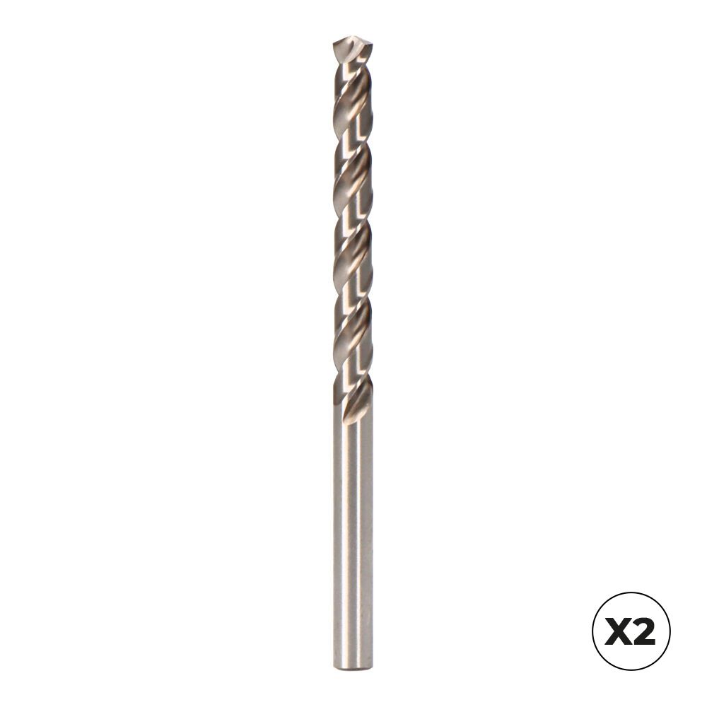 BROCA CILÍNDRICA CORTA HSSE DIN-338N INOX, Ø2,00 mm, 2 uds