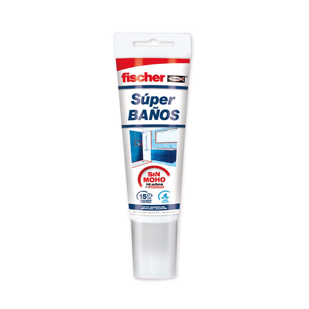 SILICONA NEUTRA SUPER BAÑOS BLANCO 100 ml
