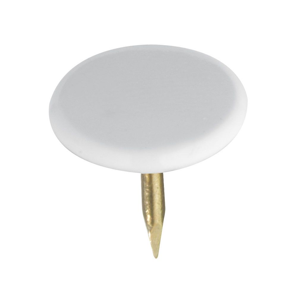 CHINCHETA PLANA BLANCA 9 mm, CAJA 100 uds - Imagen 2