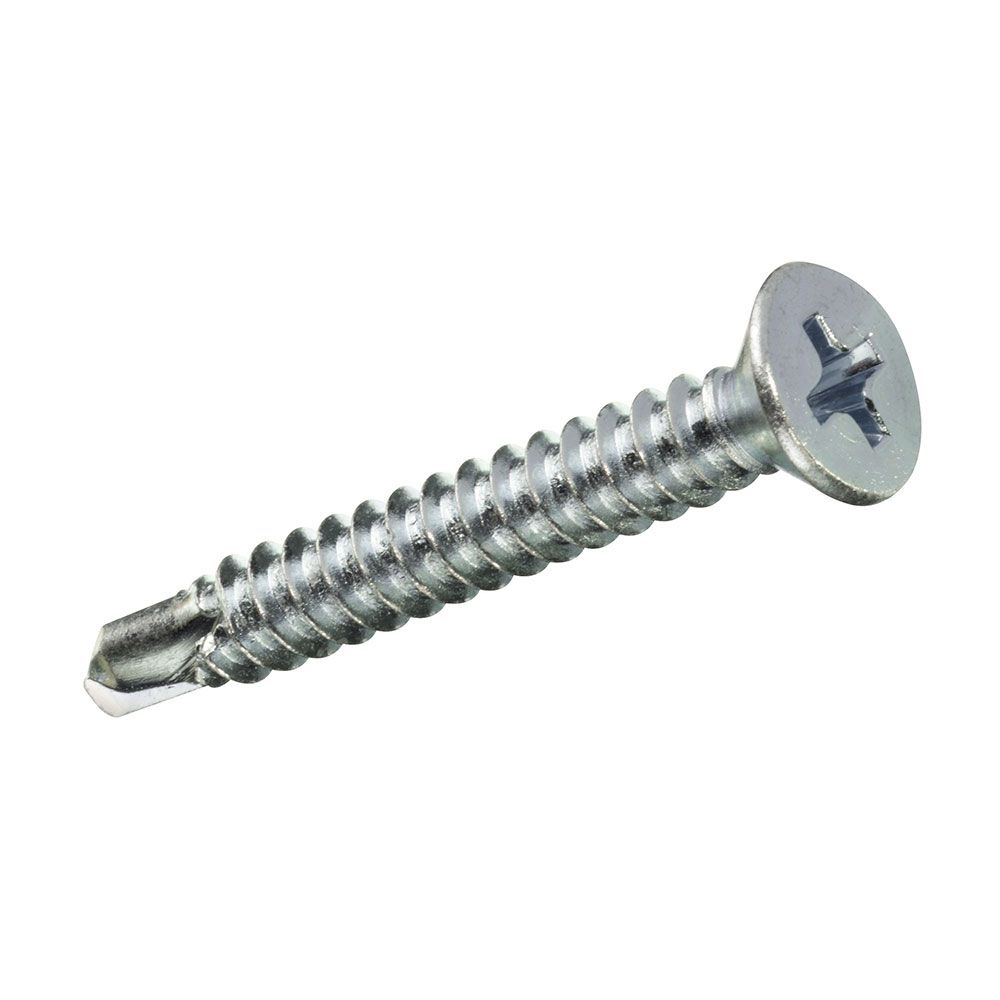 CAJA S 10 unid. TORNILLO ROSCA CHAPA CP AUTOT. CINC 4,8x25mm FADIX - Imagen 2