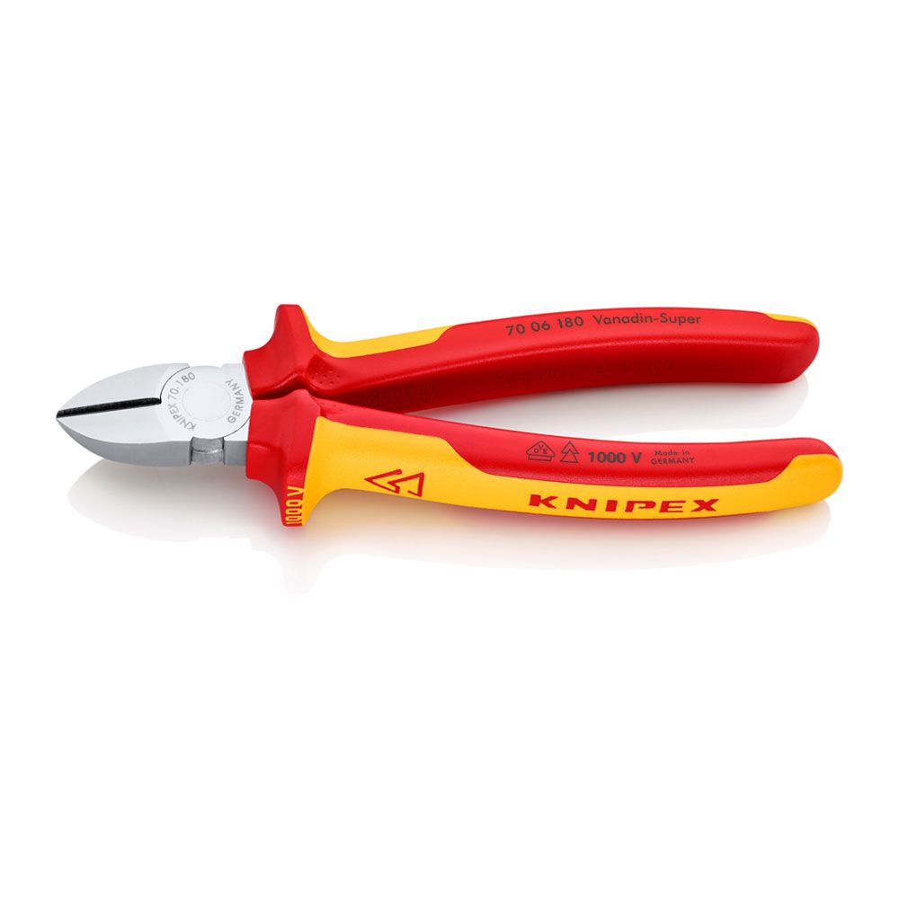 ALICATES DE CORTE DIAGONAL 180 x 56 x 20 mm