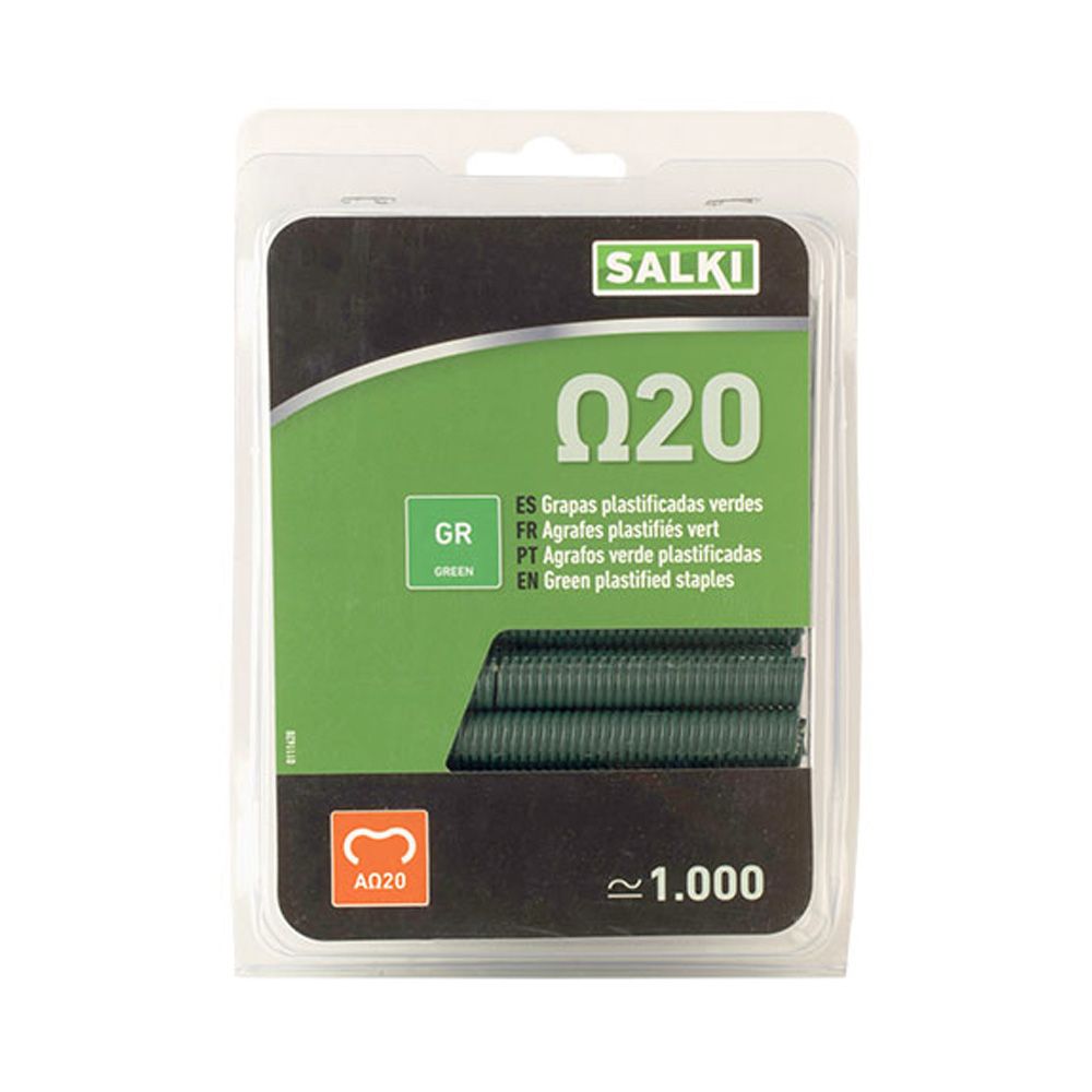GRAPAS OMEGA 20 VERDES, 1000 uds - Imagen 3