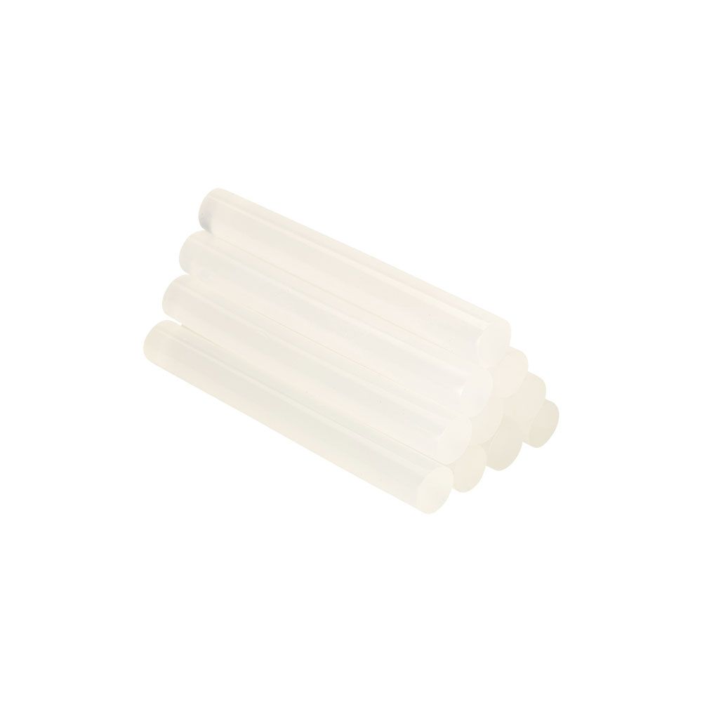BARRA DE COLA TERMOFUSIBLE PARA USO UNIVERSAL TRANSPARENTE, Ø12 x 120 mm, BLISTER 10 uds
