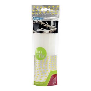 BARRA DE COLA TERMOFUSIBLE FUN TO FIX , Ø12 x 190 mm, 10 uds