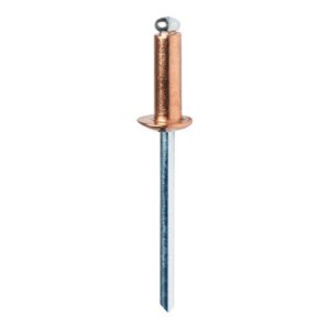 REMACHES DE ALUMINIO COBREADO Ø4,8 x 12 mm, BLISTER 50 uds