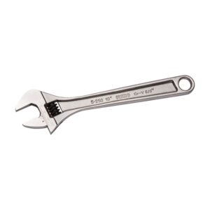 LLAVE AJUSTABLE (INGLESA) DE MOLETA CENTRAL 8 pulg CROMADA