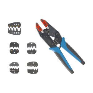 ALICATES PARA ENGASTAR TERMINALES 5 BOCAS INTERCAMBIABLES