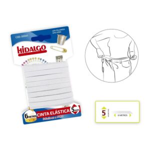 BLISTER CINTA ELÁSTICA 5mmx6mts.BLANCO HIDALGO