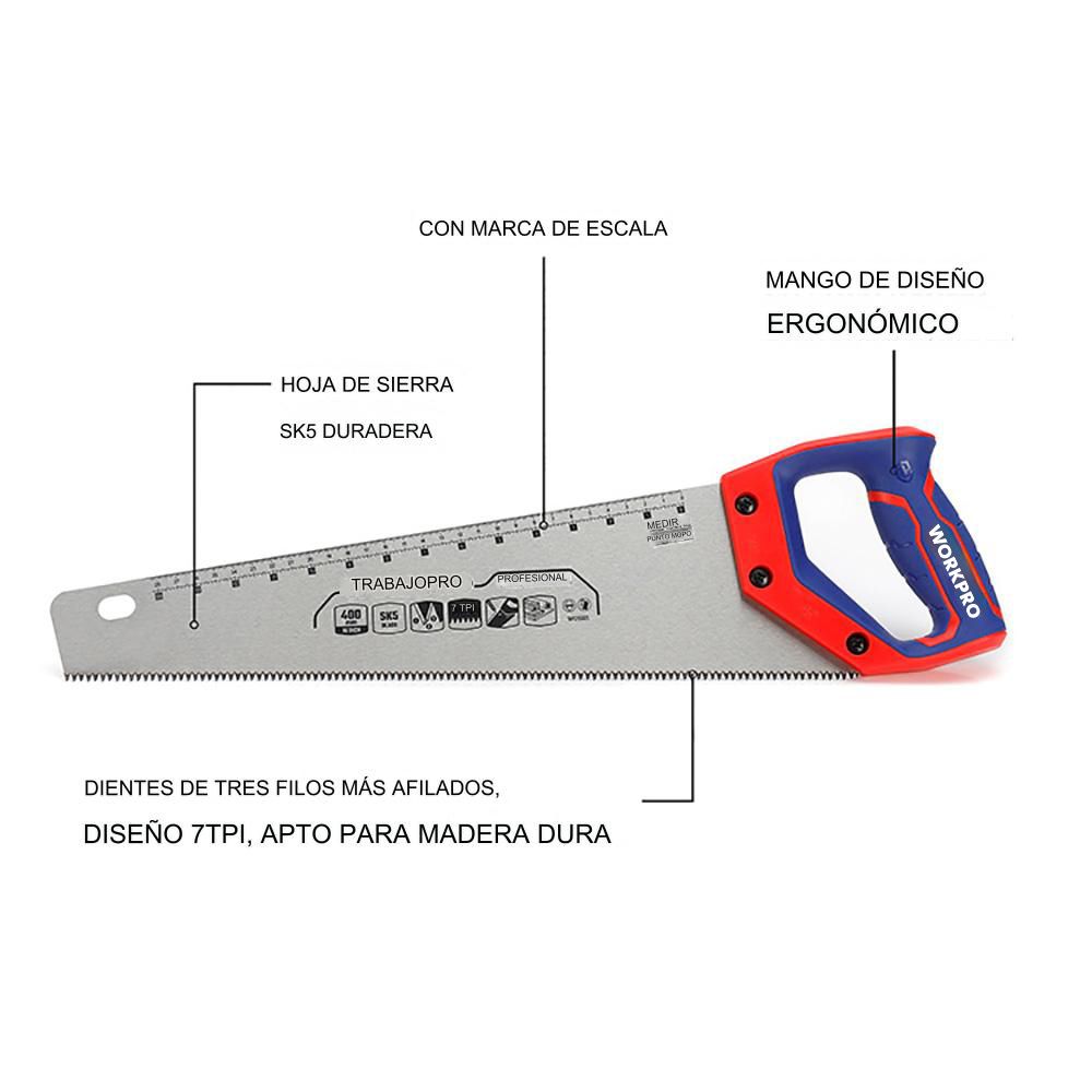 SERRUCHO UNIVERSAL 40 cm - Imagen 4