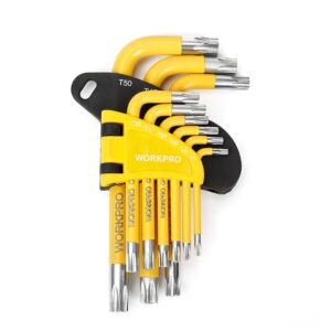 LLAVES TORX DE SEGURIDAD, JUEGO 9 PIEZAS