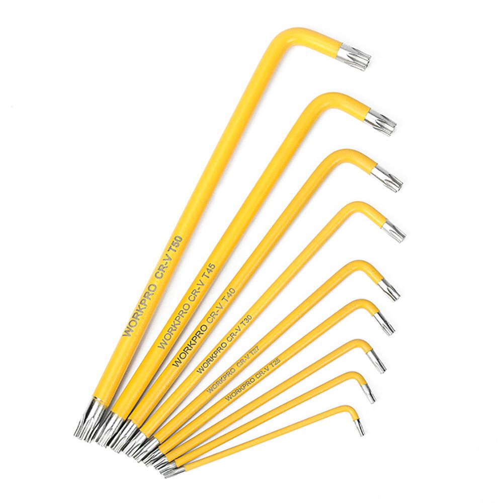 LLAVES TORX LARGAS DE SEGURIDAD, JUEGO DE 9 PIEZAS - Imagen 3