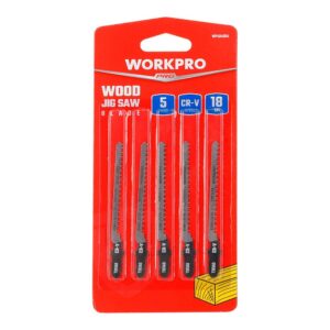 HOJA DE SIERRA PARA MADERA 83 mm x 18 TPI, JUEGO 5 PIEZAS