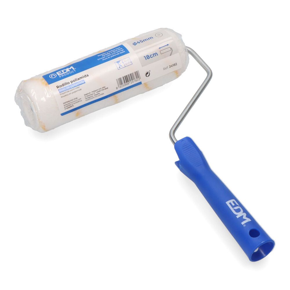 RODILLO POLIAMIDA ANTIGOTA PARA INTERIOR Y EXTERIOR Ø45 x 180 mm - Imagen 2