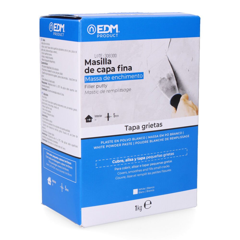 PLASTE EN POLVO CAPA FINA 1 kg