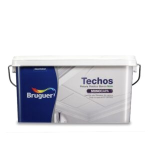 PINTURA PLÁSTICA ACRÍLICA INTERIOR MONOCAPA BLANCO MATE 2,5 L