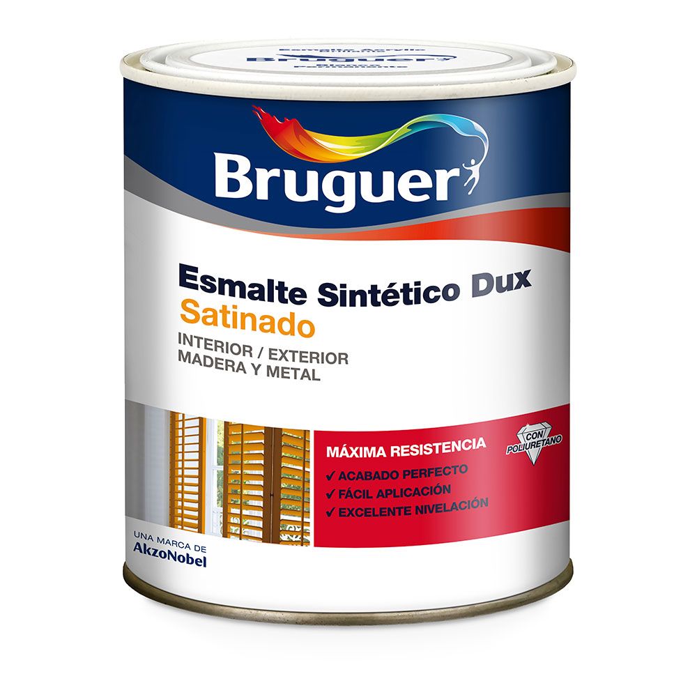 ESMALTE SINTÉTICO DUX NEGRO SATINADO 750 ml