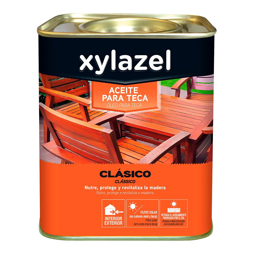 ACEITE CLÁSICO PARA TECA COLOR TECA 750 ml