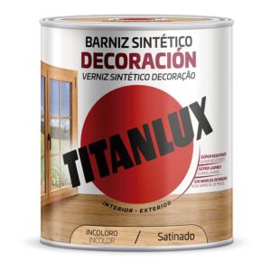 BARNIZ SINTÉTICO DECORACIÓN INCOLORO SATINADO 4 L