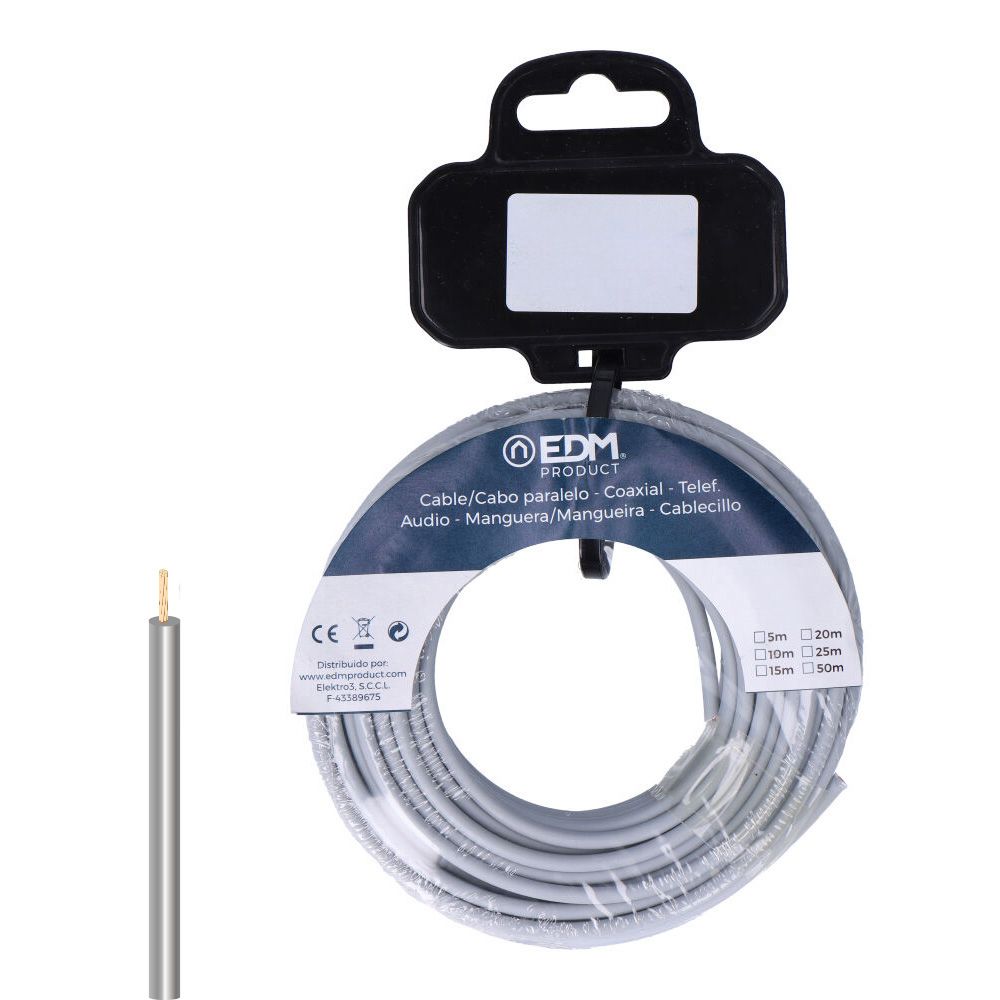 CARRETE CABLECILLO H07Z1-K 1,50 mm² GRIS, 5 m