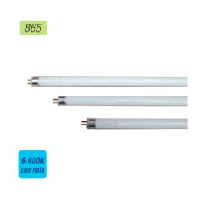 TUBO FLUORESCENTE 08 w 6400 k 400 lm T5 28,6 cm G5 LUZ FRIA