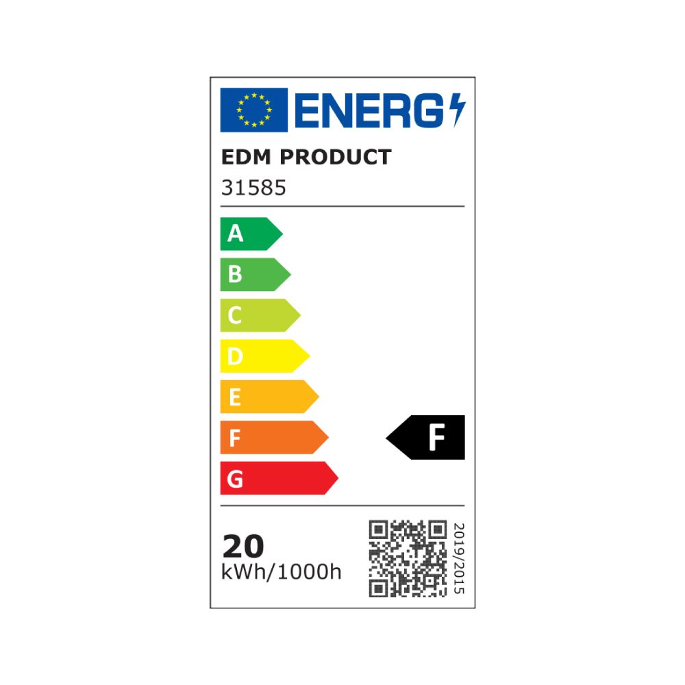 DOWNLIGHT LED EMPOTRABLE CUADRADO 20W LUZ DIA 4000 K 1500 lm COLOR CROMADO 22 x 22 cm - Imagen 5