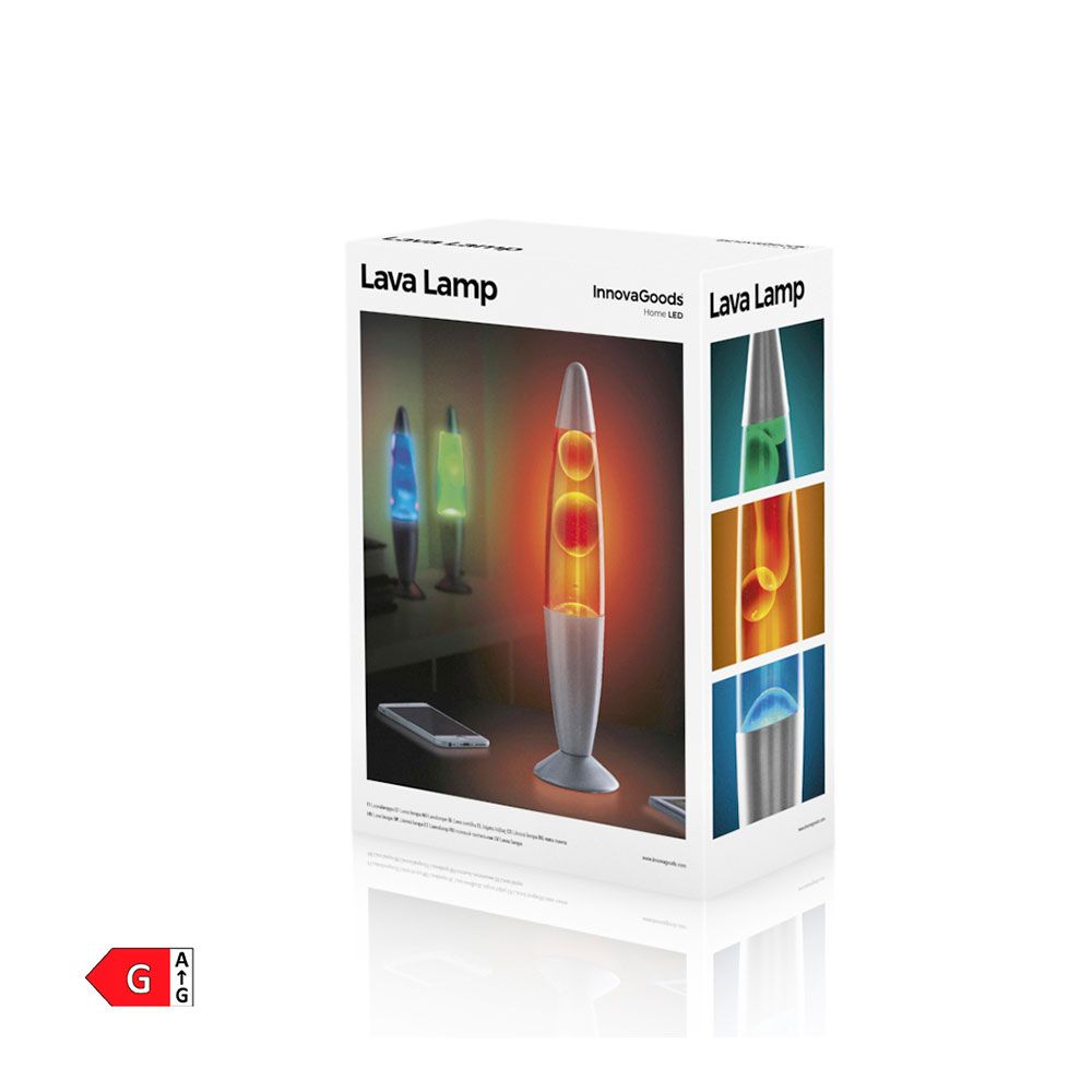 LÁMPARA DE LAVA MAGMA 25 W COLOR VERDE - Imagen 3