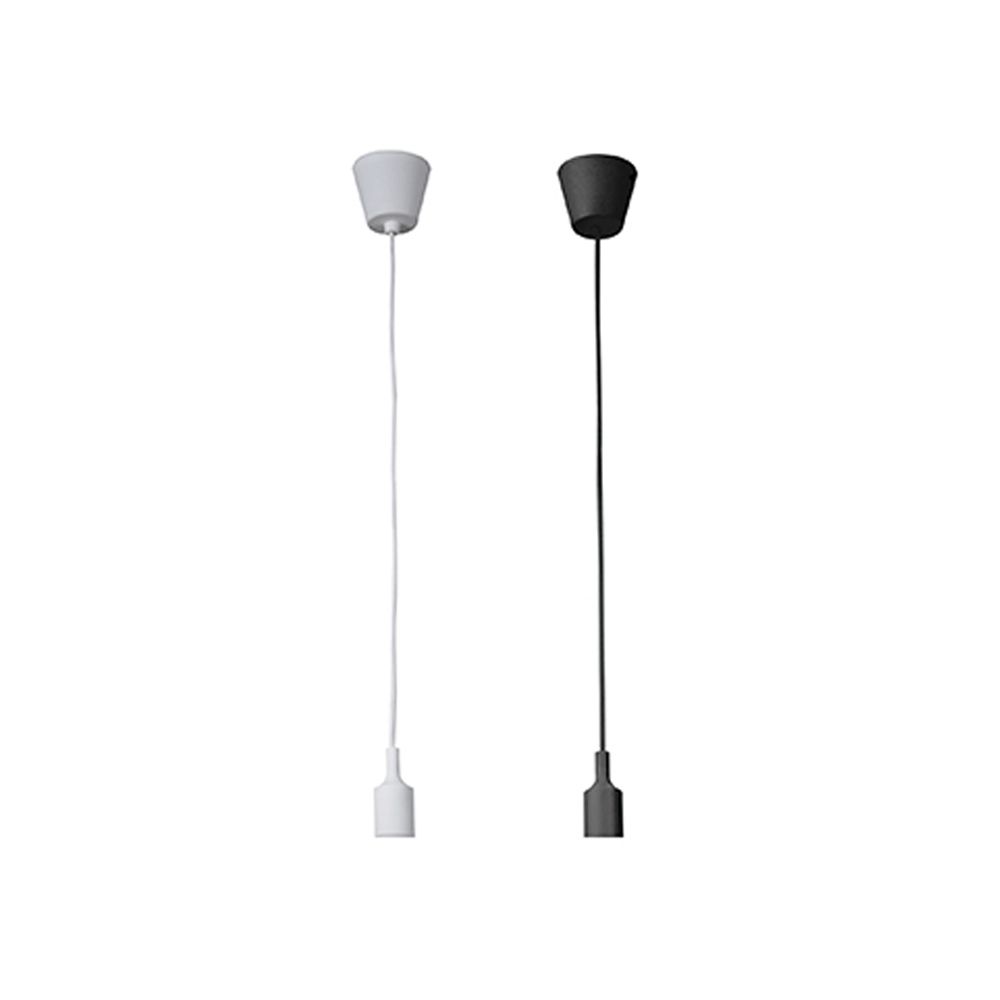 LÁMPARA COLGANTE DE SILICONA E27 60 W COLOR BLANCO - Imagen 2