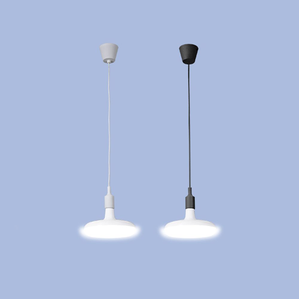 LAMPARA COLGANTE DE SILICONA E27 60 W COLOR NEGRO - Imagen 3