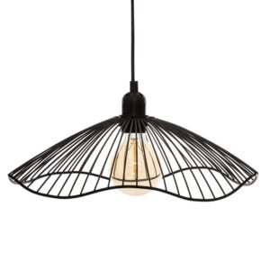 LÁMPARA DE TECHO METALICA COLECCION "CHÁTEAU" E27 Ø34 cm x 15,5 cm