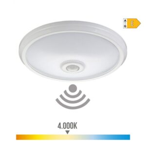 APLIQUE DE SUPERFICIE LED CON SENSOR IP20 15 w 4000 k LUZ DIA Ø29 x 6 cm