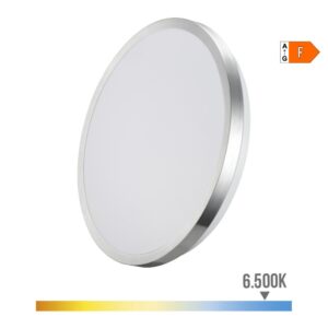 APLIQUE SUPER LED DE SUPERFICIE MARCO CROMADO 12 w 6500 k 1160 lm Ø26 x 5,8 cm