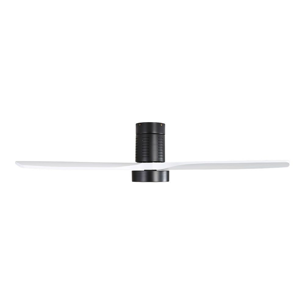 VENTILADOR DE TECHO MODELO KARA CON 3 ASPAS COLOR BLANCO Ø132cm LUZ LED 3000/4000/6000K, 3CCT, 30 W, NEGRO - Imagen 2