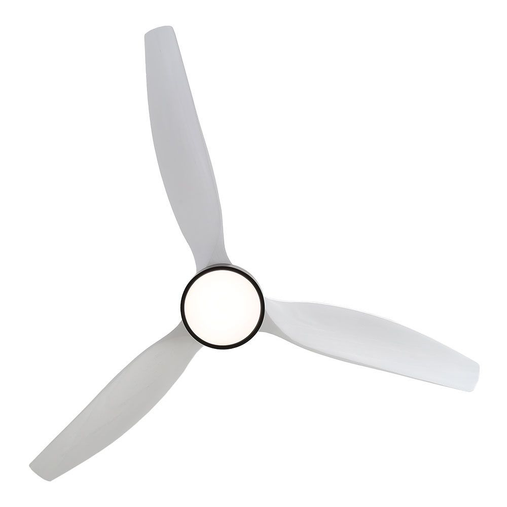 VENTILADOR DE TECHO MODELO KARA CON 3 ASPAS COLOR BLANCO Ø132cm LUZ LED 3000/4000/6000K, 3CCT, 30 W, NEGRO - Imagen 3