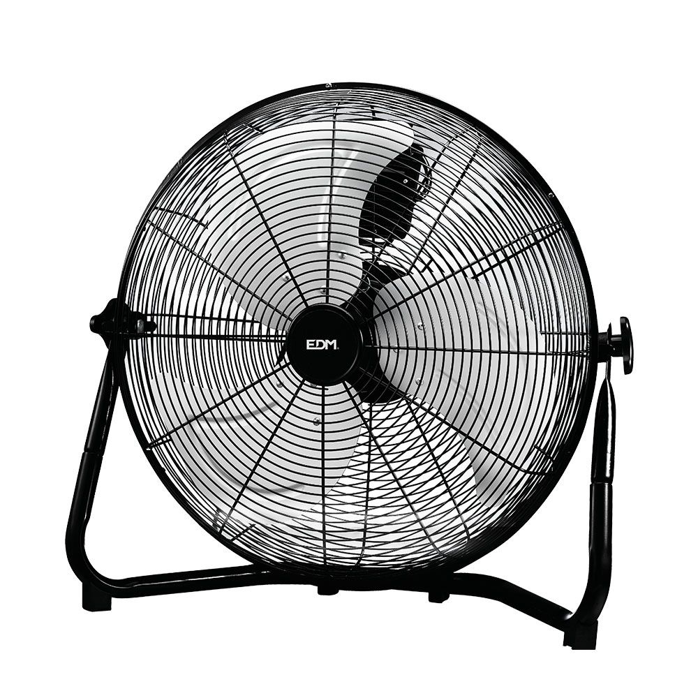 VENTILADOR INDUSTRIAL DE SUELO. COLOR NEGRO 120W, 64,9 dB, ASPAS Ø50 x 58 cm