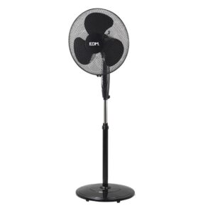 VENTILADOR DE PIE BASE CIRCULAR, NEGRO, POTENCIA 45 W, 55,6 dB, ASPAS Ø40 cm, ALTURA REGULABLE 110-130 cm