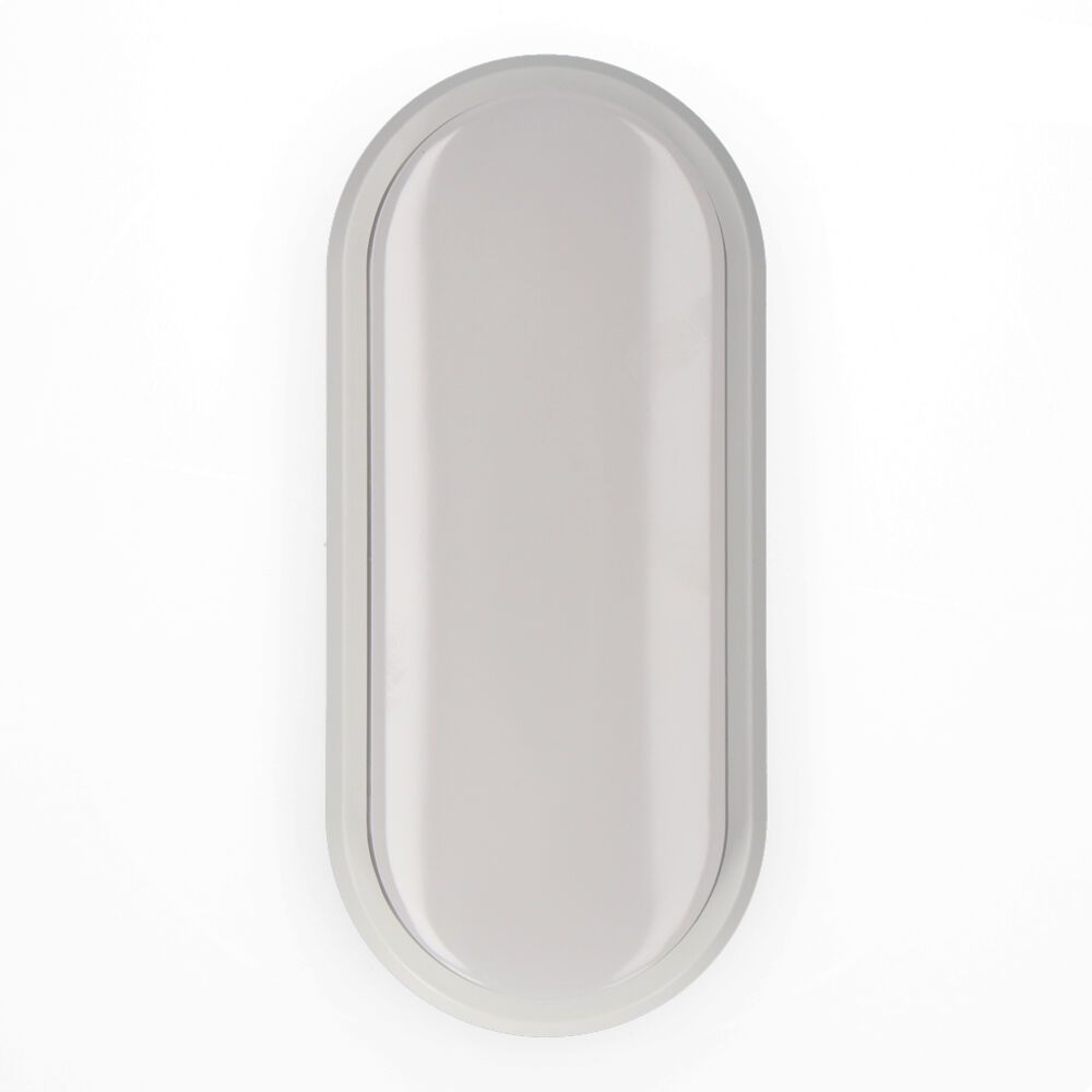 APLIQUE LED OVAL 18 W 1950 lm 4000 K LUZ DIA IP54 23 x 10,5 x 5,7 cm - Imagen 4