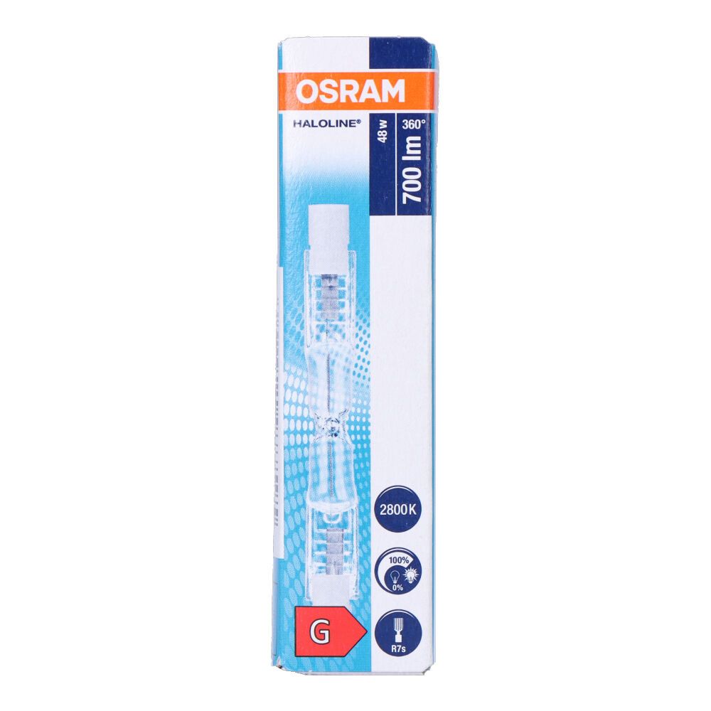 BOMBILLA HALOGENA LINEAL 78 mm HALOLINE PRO 48 W 220 V, EQU. 60 W - Imagen 2