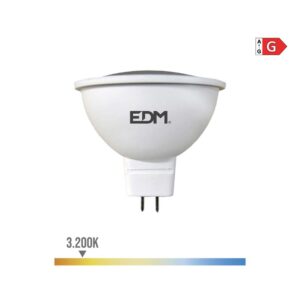 BOMBILLA DICROICA LED MR16 5 W 12 V 450 lm 3200 K LUZ CÁLIDA Ø5 x 5 cm