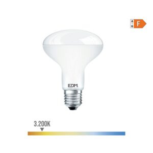 BOMBILLA REFLECTORA LED R80 E27 10 W 932 lm 3200 K LUZ CALIDA Ø8 x 11 cm