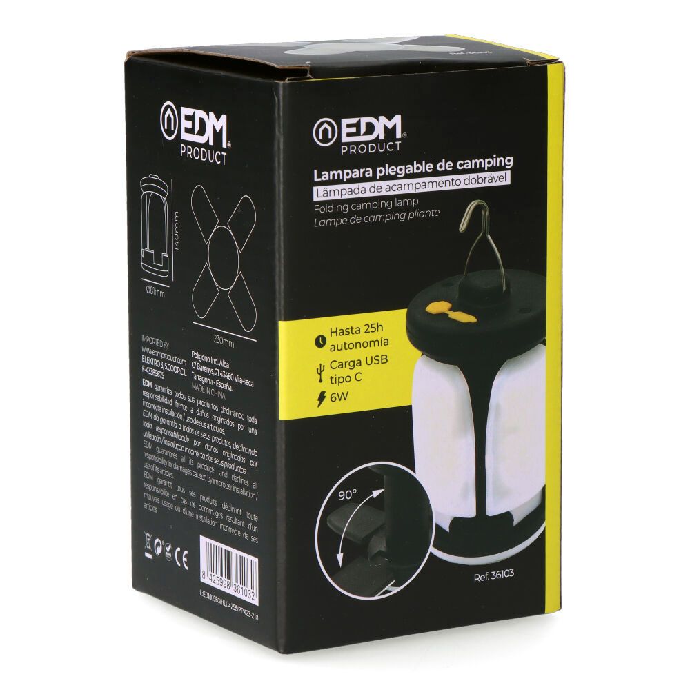 LÁMPARA NOMAD LIGHT, PLEGABLE, RECARGABLE, 6 W, 500 lm - Imagen 6
