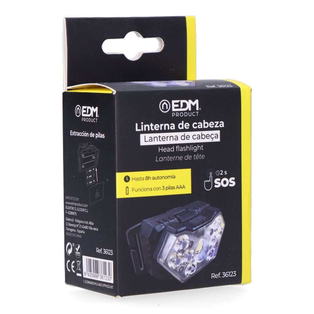 LINTERNA FRONTAL LED TRAIL TRACKER 5 W 400 lm A PILAS - Imagen 6