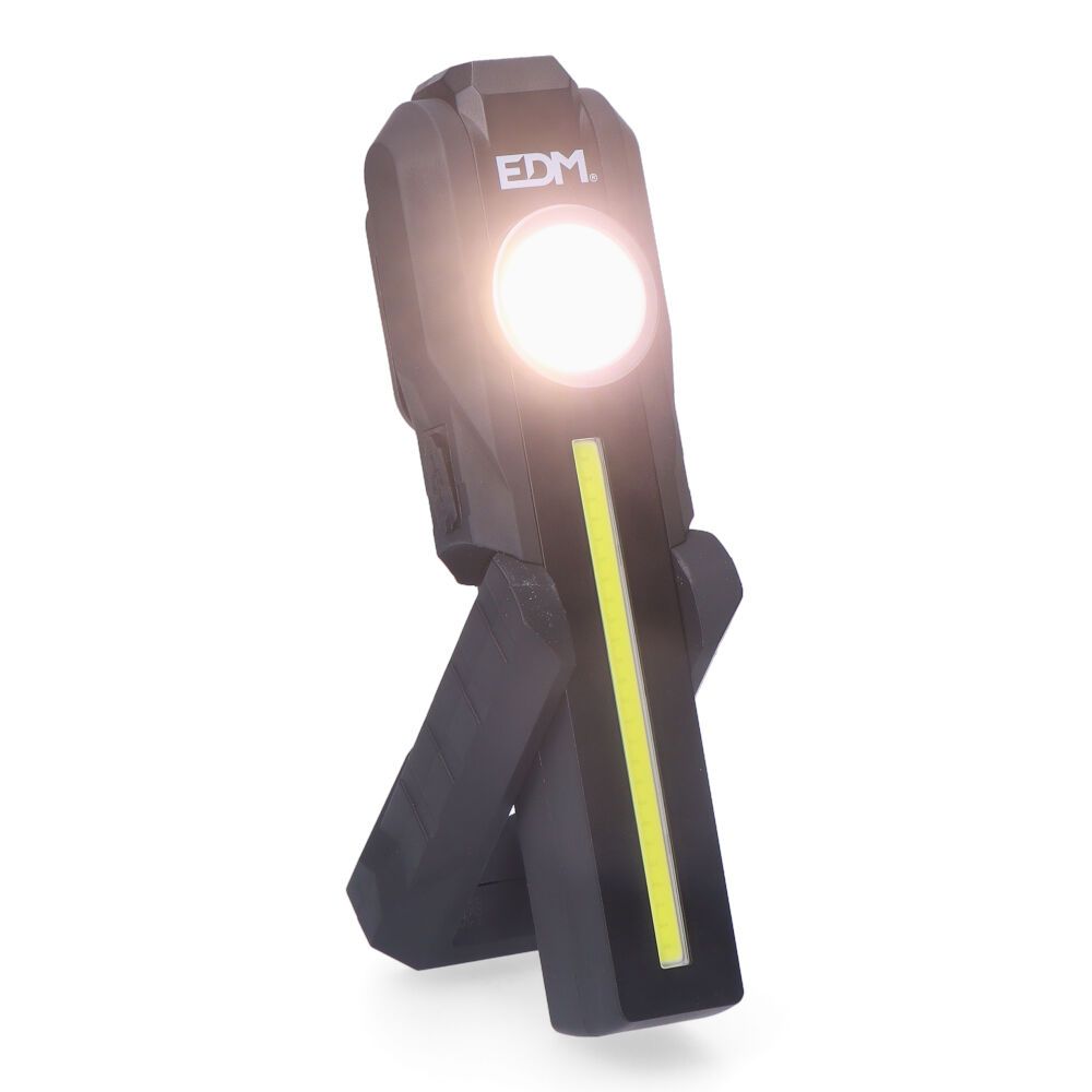 LINTERNA LED DE TRABAJO TRUE WORK COB 5 W 200lm + 200lm + SPOT SUPERIOR 50lm, RECARGABLE - Imagen 3