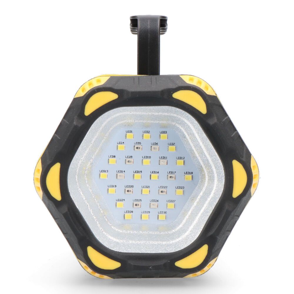 LINTERNA LED DE MANO TITAN GUARD, RECARGABLE, 3 PUNTOS DE LUZ - Imagen 2
