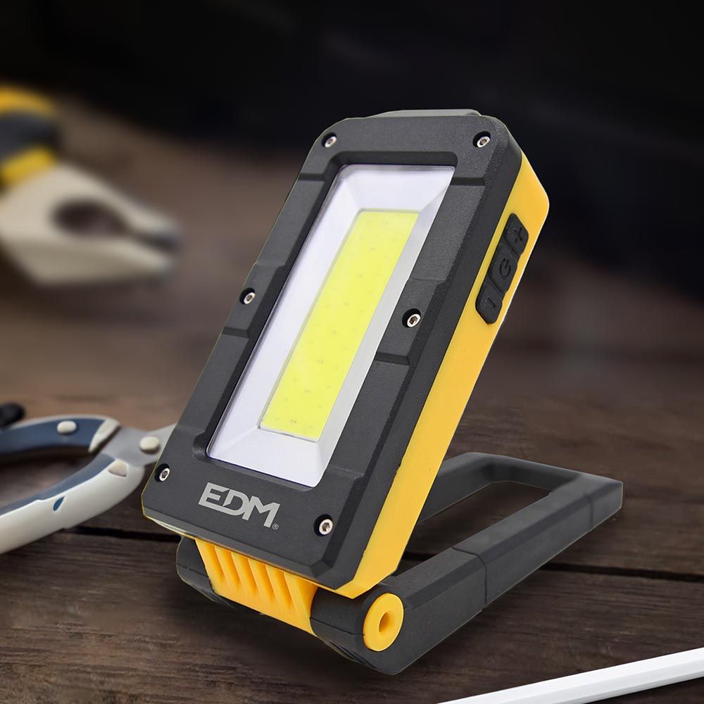 LINTERNA DE TRABAJO LED RECARGABLE CON BASE BASCULANTE - Imagen 8