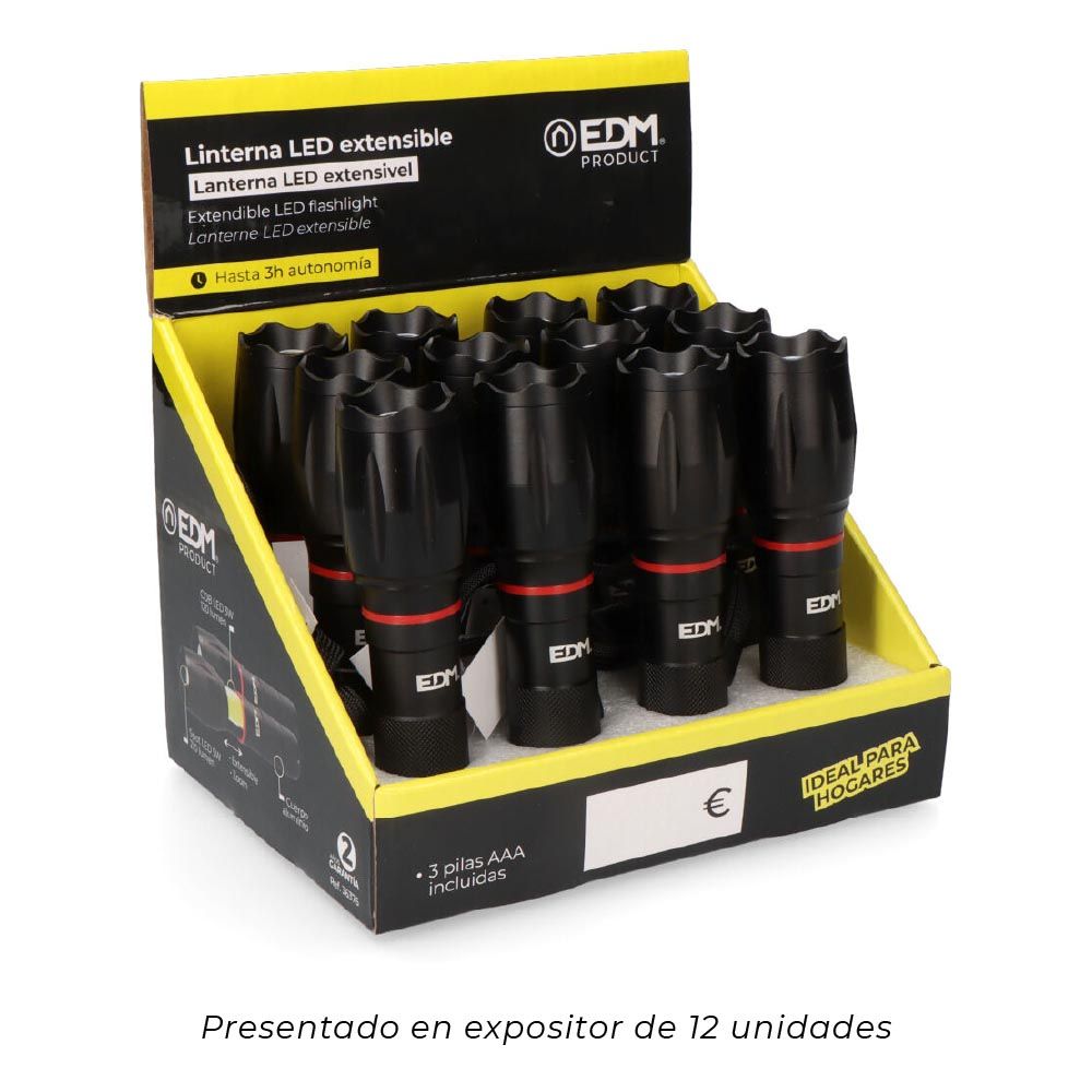 LINTERNA LED EXTENSIBLE WILD FORCE KV1 5 W 210 lm, 3xAAA INCLUIDAS - Imagen 4